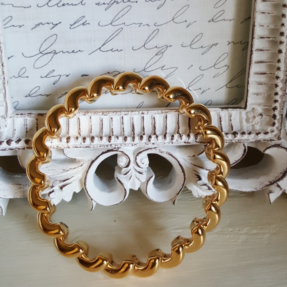 MILOR ITALY Oro Nuovo 14k gold San Marco Bangle